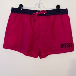 Diesal men's Wave swim shorts beachwear in fuchsia/purple size L